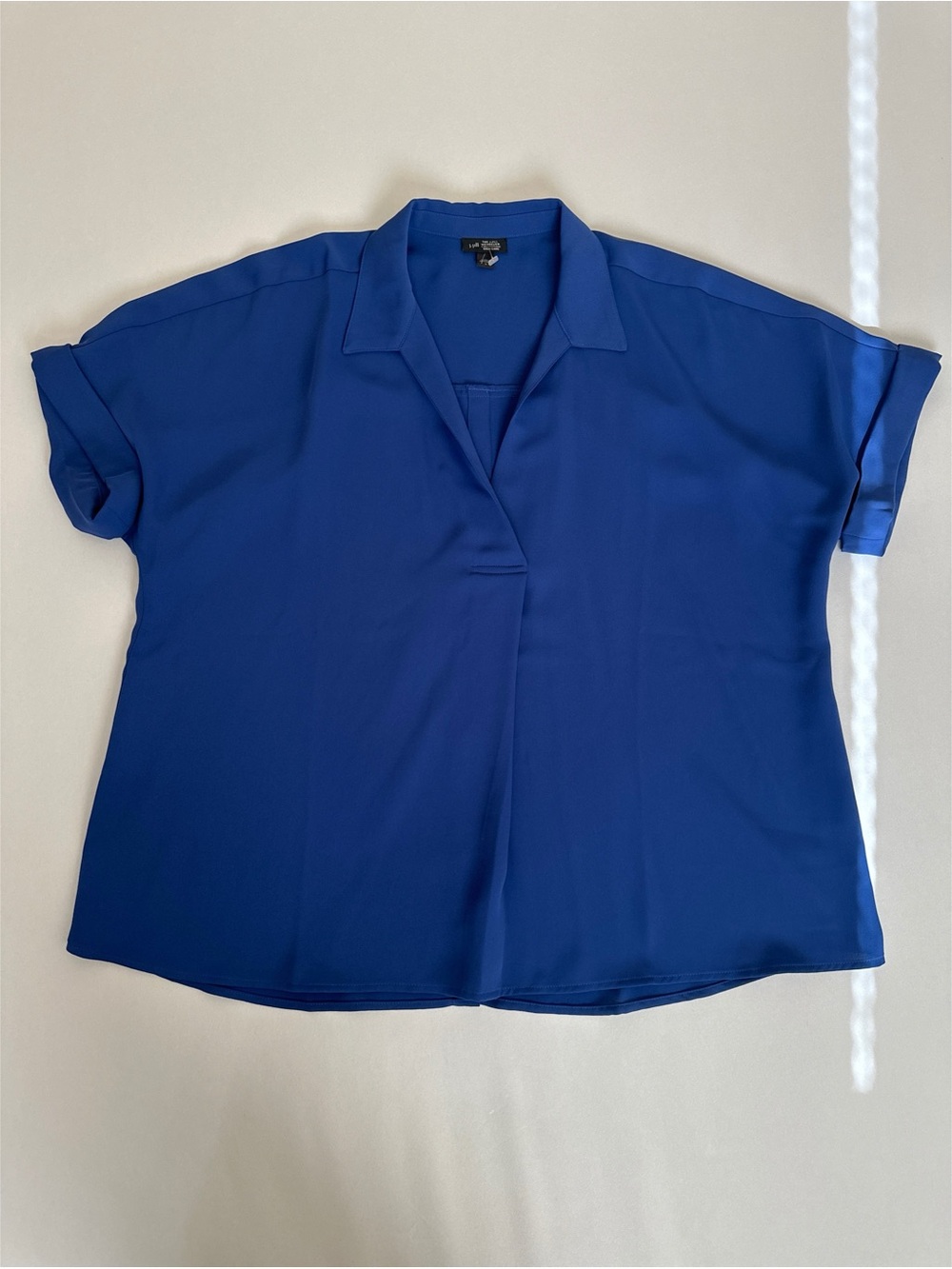 J Jill Wearever Easy Care Collection Short Sleeves Tunic Top